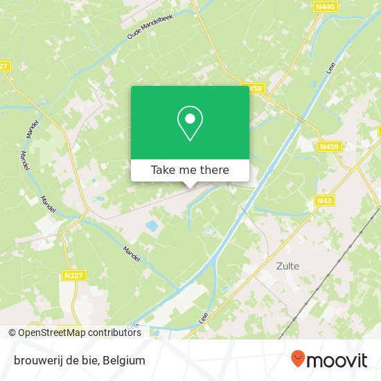 brouwerij de bie map