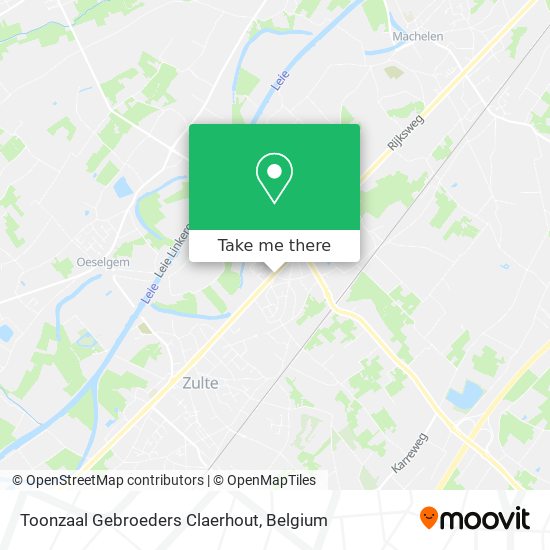 Toonzaal Gebroeders Claerhout plan