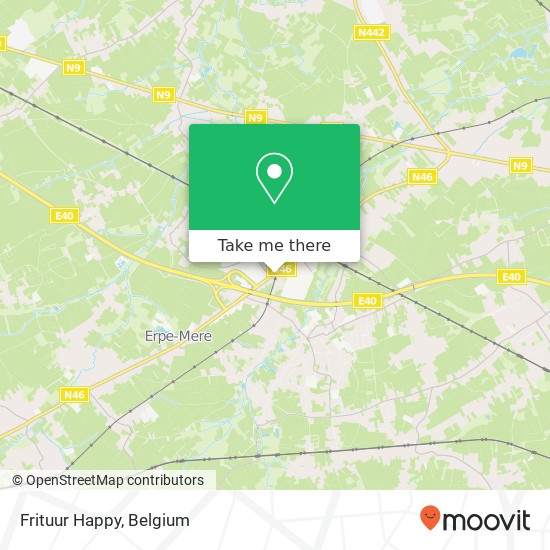 Frituur Happy map