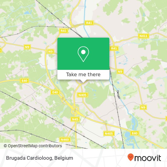 Brugada Cardioloog map