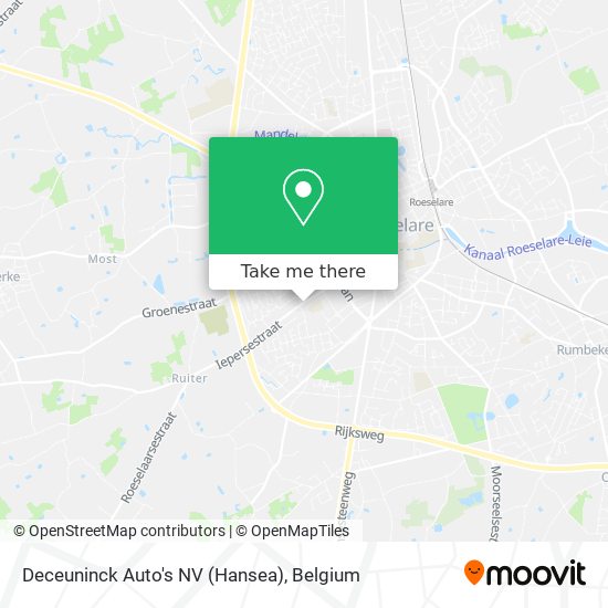 Deceuninck Auto's NV (Hansea) map