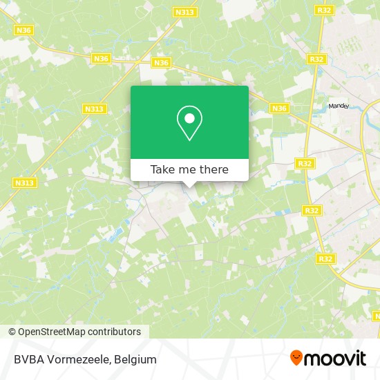 BVBA Vormezeele map