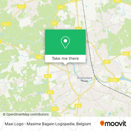 Maxi Logo - Maxime Bagein Logopedie map