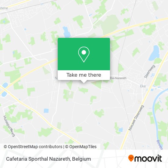 Cafetaria Sporthal Nazareth map