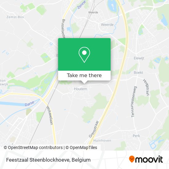 Feestzaal Steenblockhoeve plan