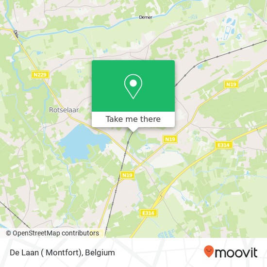 De Laan ( Montfort) map