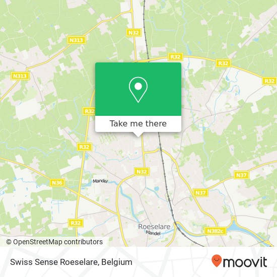 Swiss Sense Roeselare map