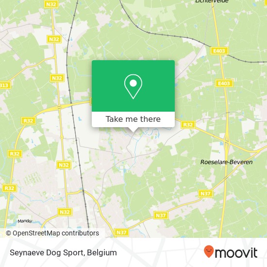 Seynaeve Dog Sport map