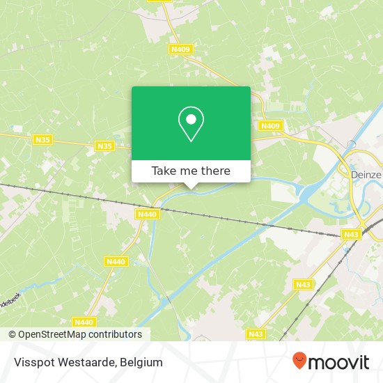 Visspot Westaarde map