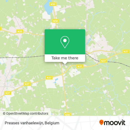 Preases vanhaelewijn map