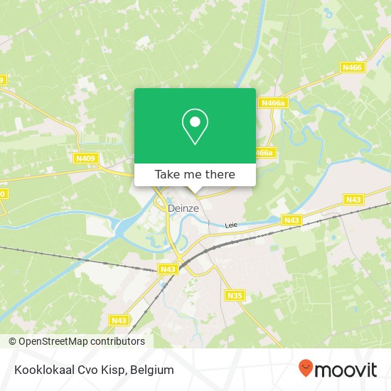 Kooklokaal Cvo Kisp map