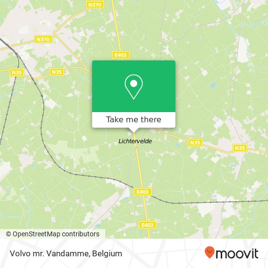 Volvo mr. Vandamme map