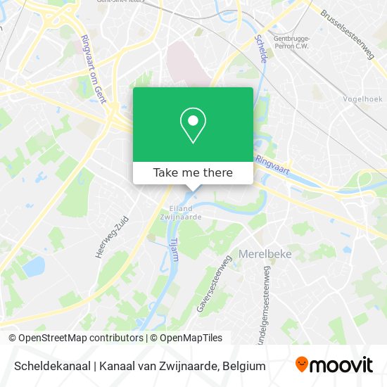 Scheldekanaal | Kanaal van Zwijnaarde map