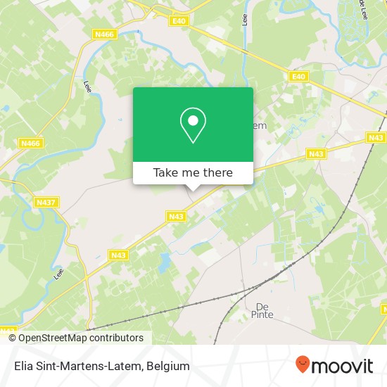 Elia Sint-Martens-Latem map