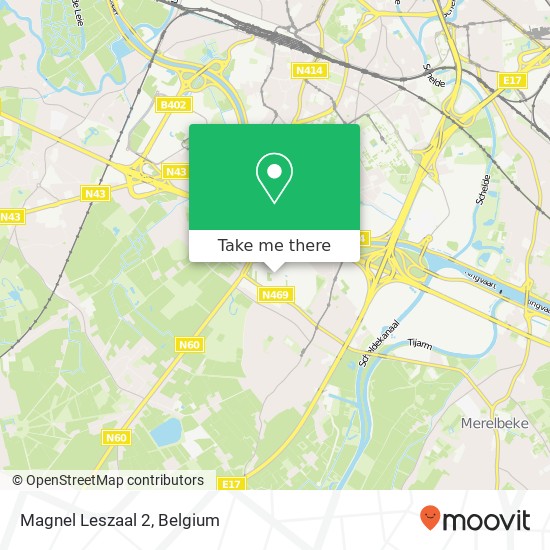 Magnel Leszaal 2 map