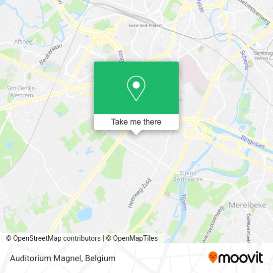 Auditorium Magnel map