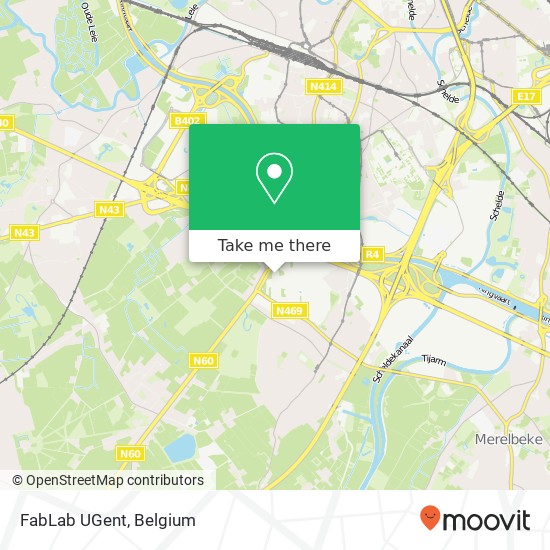 FabLab UGent map