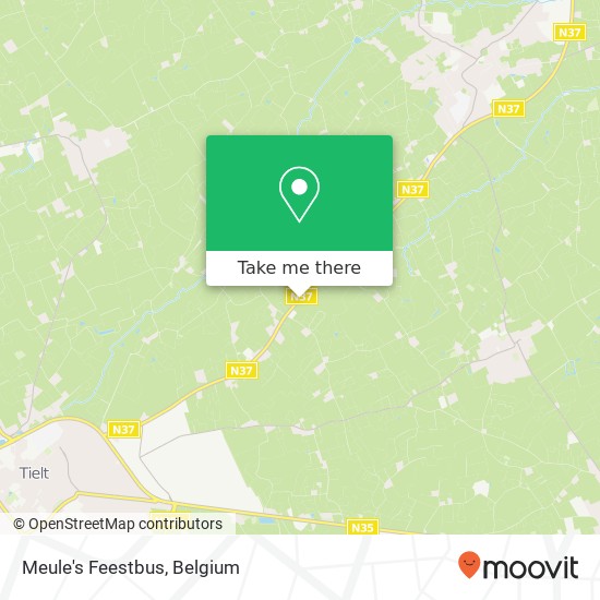 Meule's Feestbus map