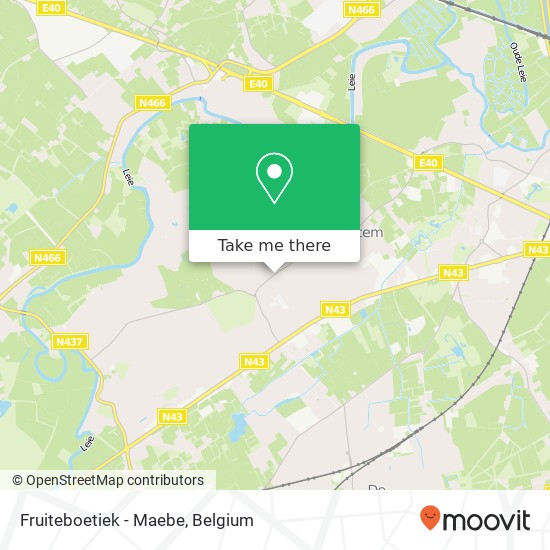 Fruiteboetiek - Maebe map