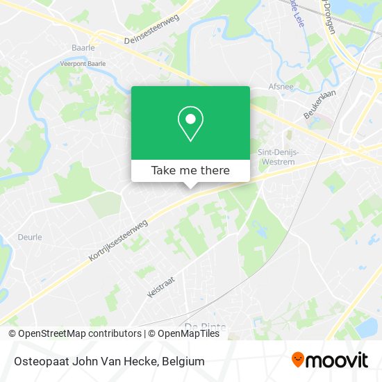 Osteopaat John Van Hecke plan