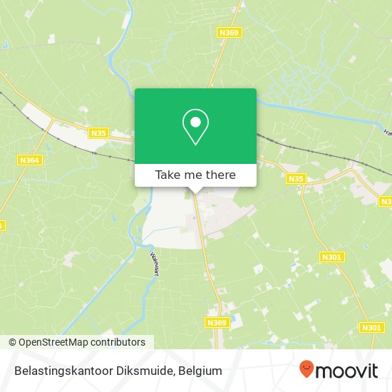 Belastingskantoor Diksmuide map