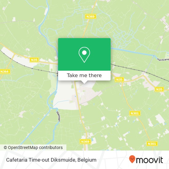 Cafetaria Time-out Diksmuide map