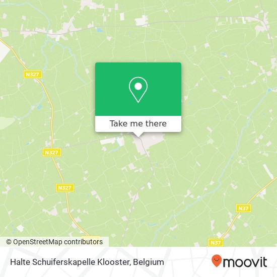 Halte Schuiferskapelle Klooster map