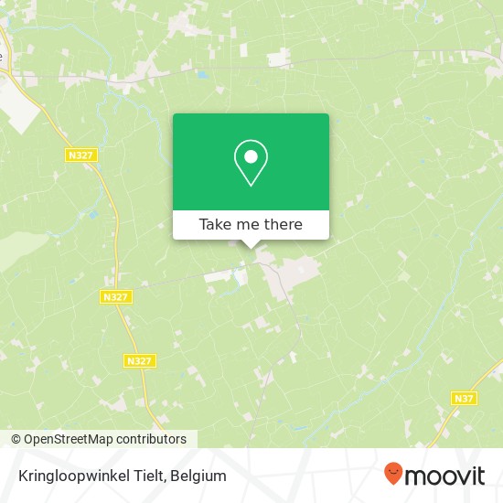 Kringloopwinkel Tielt plan