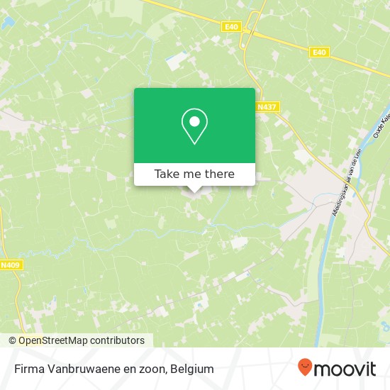 Firma Vanbruwaene en zoon map