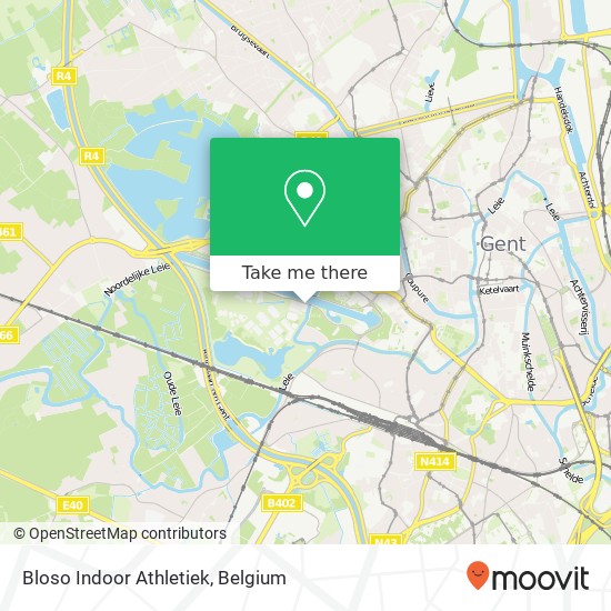 Bloso Indoor Athletiek map