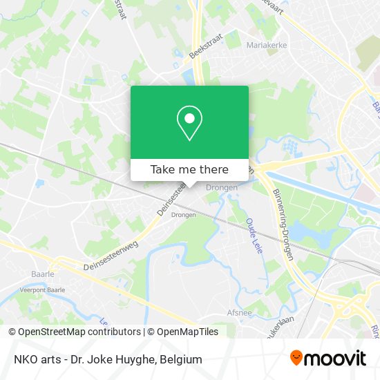 NKO arts - Dr. Joke Huyghe map