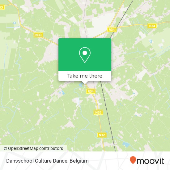 Dansschool Culture Dance map