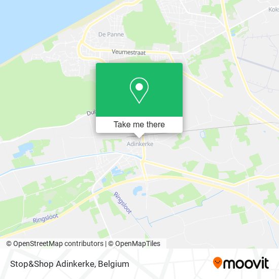 Stop&Shop Adinkerke map