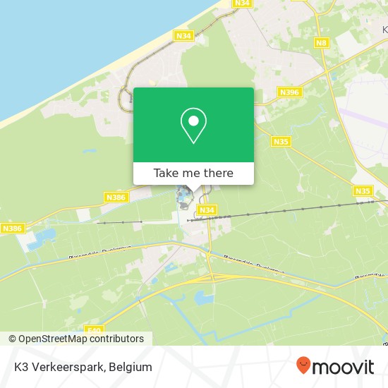 K3 Verkeerspark map