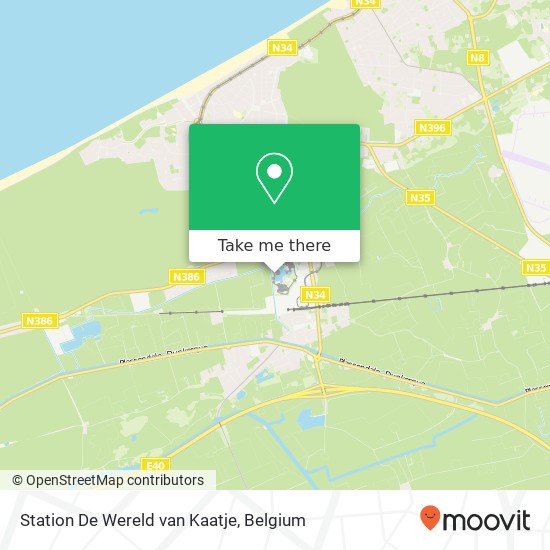 Station De Wereld van Kaatje plan