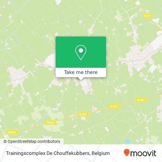 Trainingscomplex De Chouffekubbers map