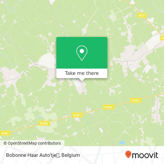 Bobonne Haar Auto'tje🚗 map