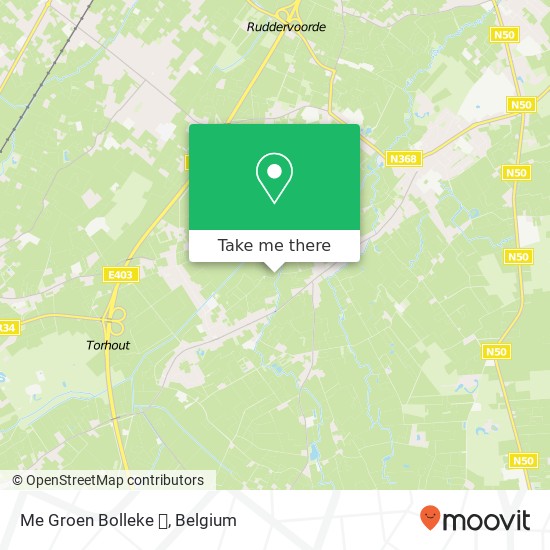 Me Groen Bolleke 🚗 map