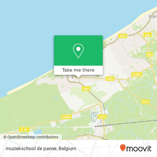 muziekschool de panne map