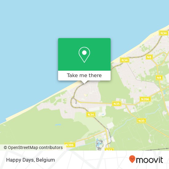 Happy Days map