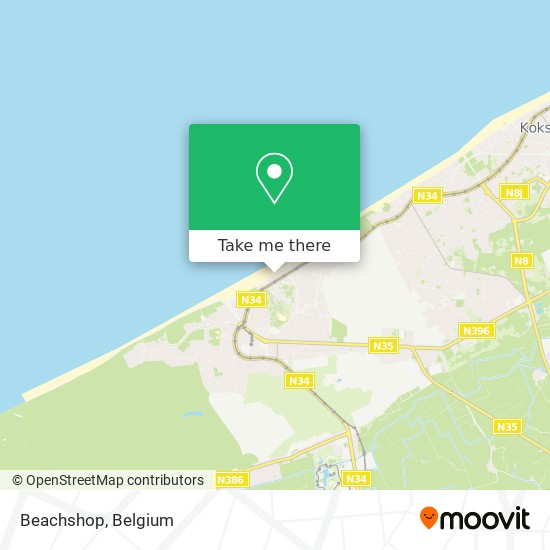 Beachshop map