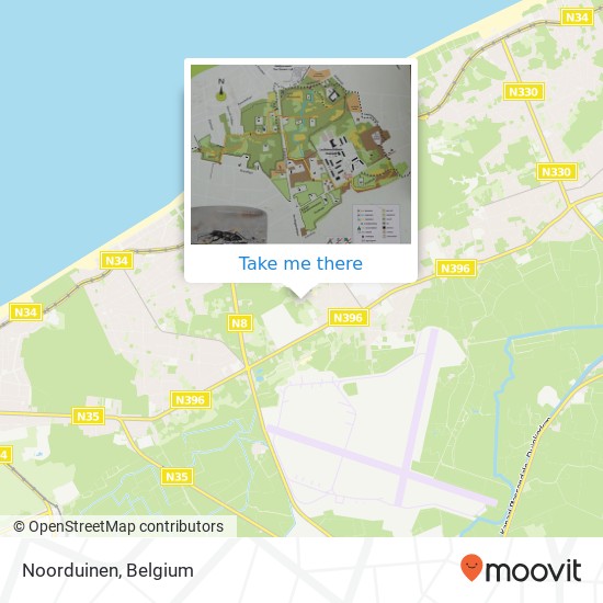 Noorduinen map