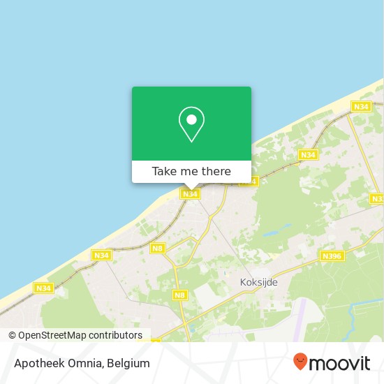 Apotheek Omnia map