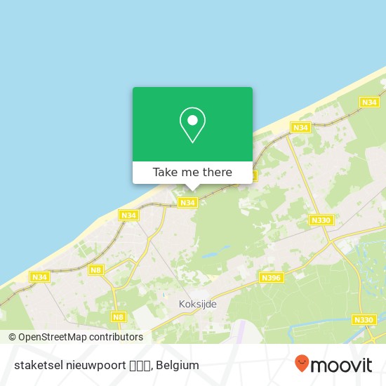 staketsel nieuwpoort 🐠🐳🐟 map