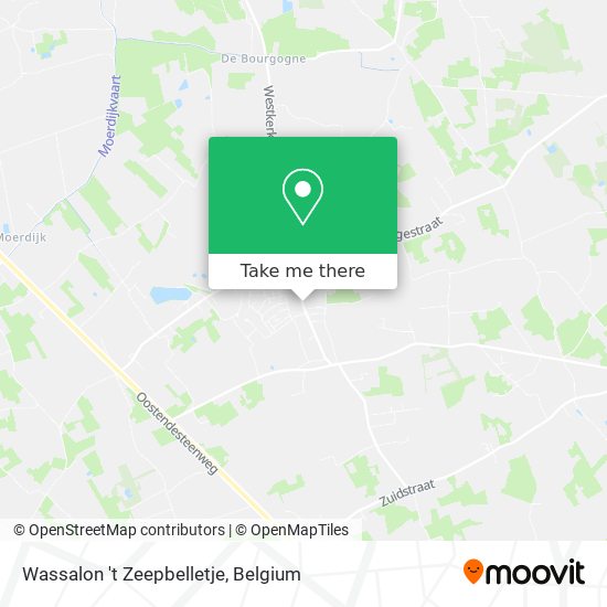 Wassalon 't Zeepbelletje plan