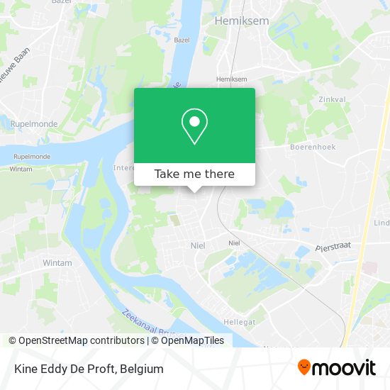 Kine Eddy De Proft map