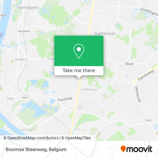Boomse Steenweg map