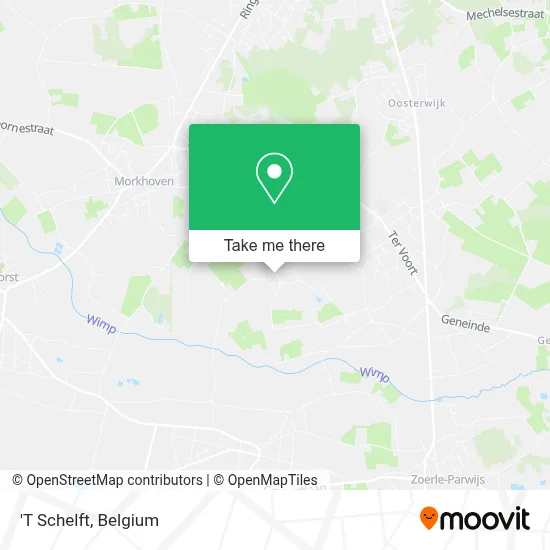 'T Schelft map