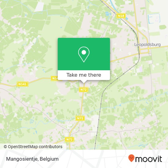 Mangosientje map