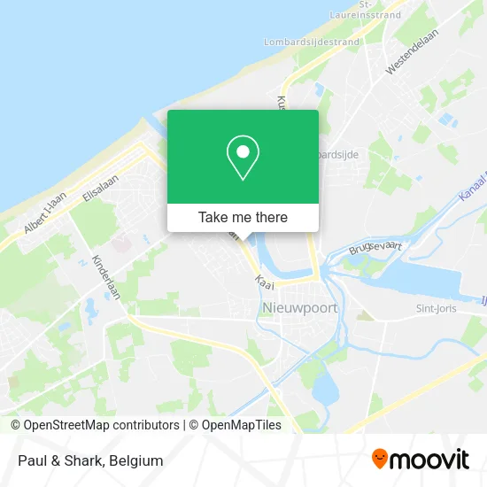Paul & Shark map